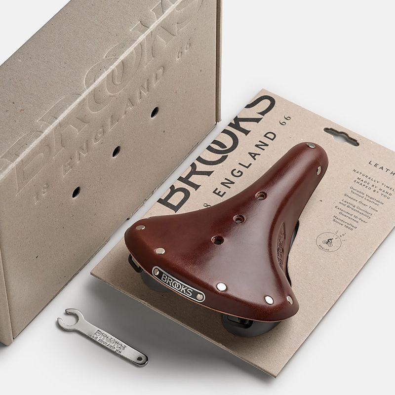 Cyklistické sedlo Brooks England B17 Short brown 8