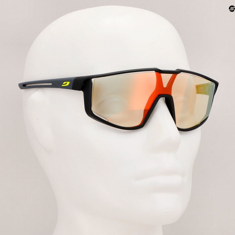 Dětské cyklistické brýle Julbo Fury S Reactiv 1-3 Light Amplifier matné černé/šedé 10