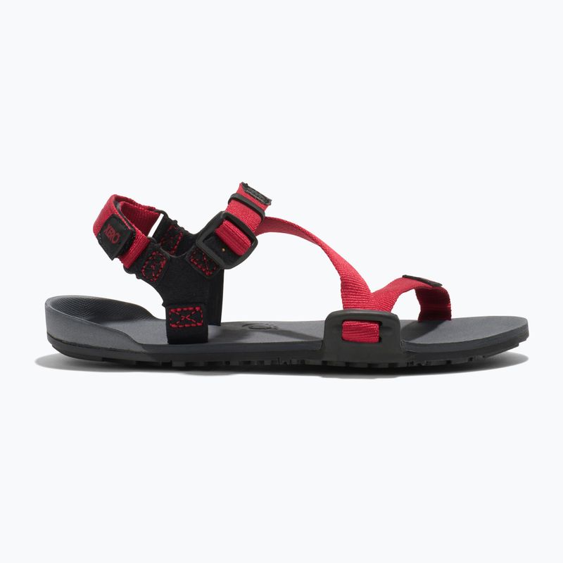 Dětské sandály Barefoot Xero Shoes Z-Trail charcoal/red pepper 8