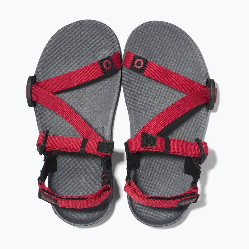 Dětské sandály Barefoot Xero Shoes Z-Trail charcoal/red pepper 12