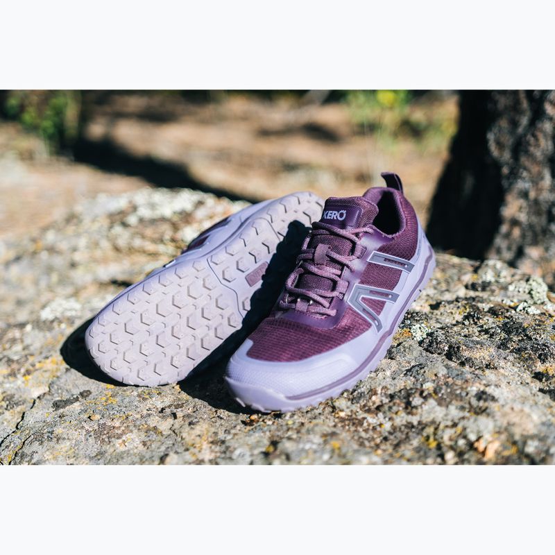 Dámské barefoot boty Xero Shoes Scrambler Trail Low WP Plum perfect/sage purple 8