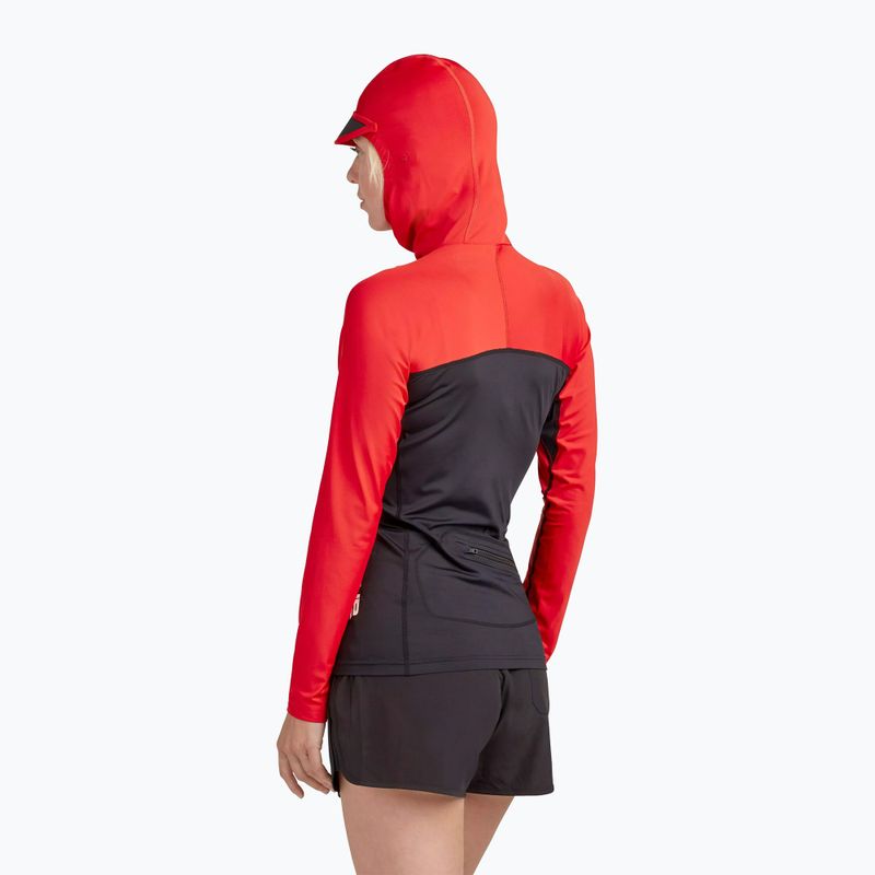 Dámské plavecké tričko Dakine Hd Snug Fit Rashguard Hoodie black and red DKA333W0002 4