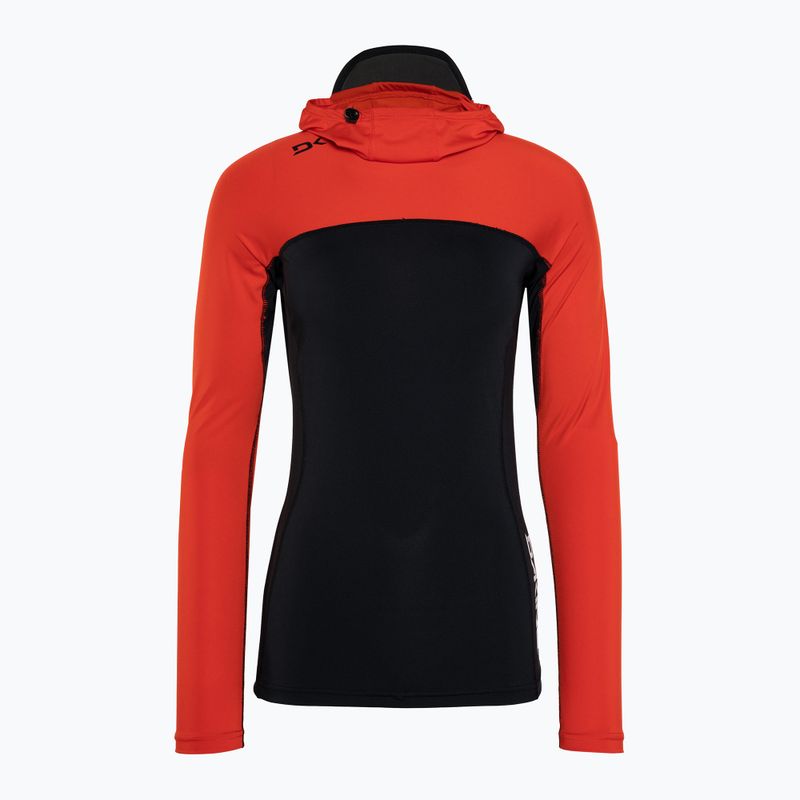 Dámské plavecké tričko Dakine Hd Snug Fit Rashguard Hoodie black and red DKA333W0002 5