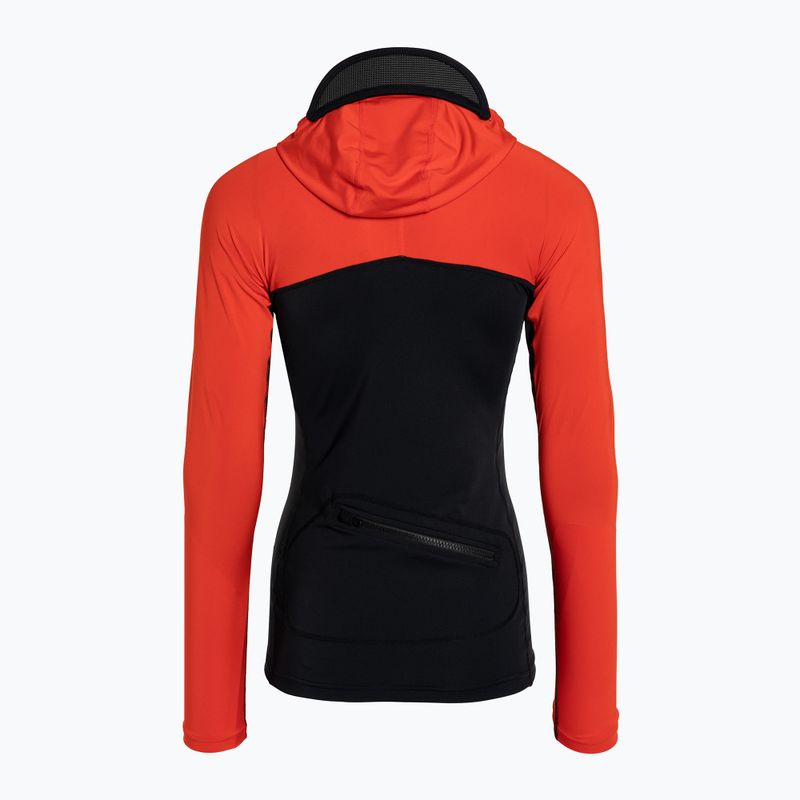 Dámské plavecké tričko Dakine Hd Snug Fit Rashguard Hoodie black and red DKA333W0002 6
