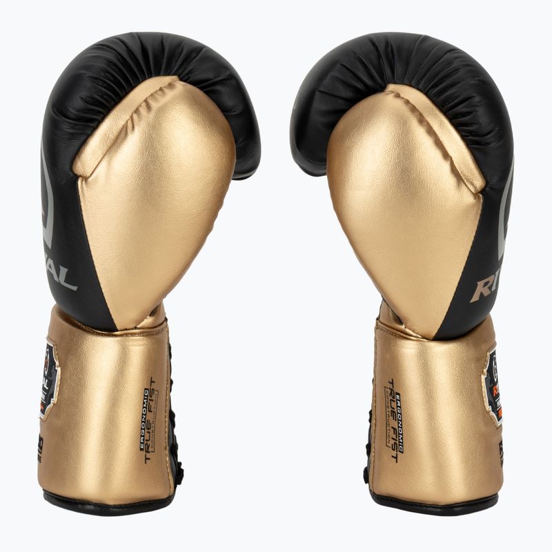 Boxerské rukavice Rival RS100 Professional černé/zlaté 4