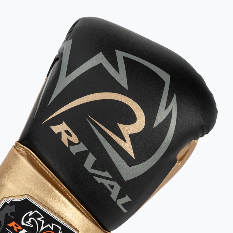 Boxerské rukavice Rival RS100 Professional černé/zlaté 5