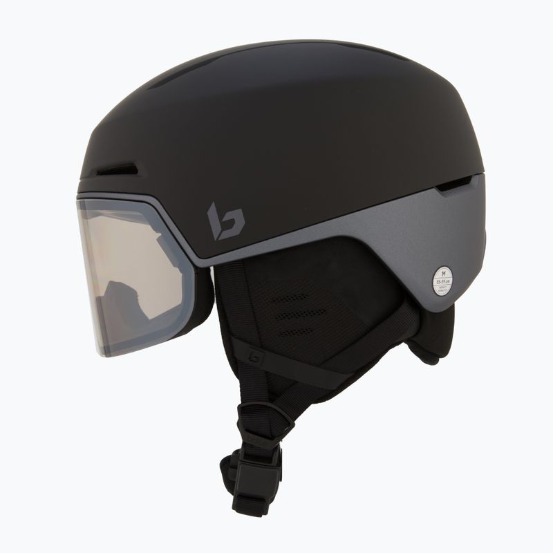 Lyžařská helma Bollé X-Fusion black/steal matte/photochromic gun 4