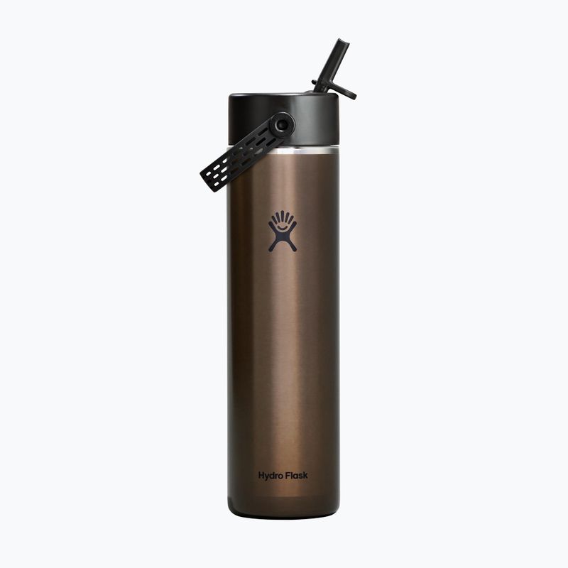 Termo láhev Hydro Flask Lightweight Wide Flex Straw 710 ml obsidian