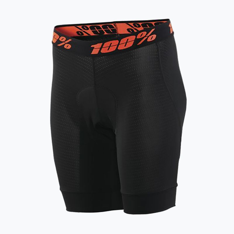 Dámské cyklistické boxerky s vložkou 100% Crux Liner W black