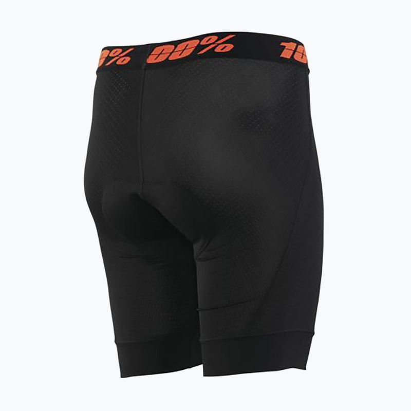 Dámské cyklistické boxerky s vložkou 100% Crux Liner W black 2