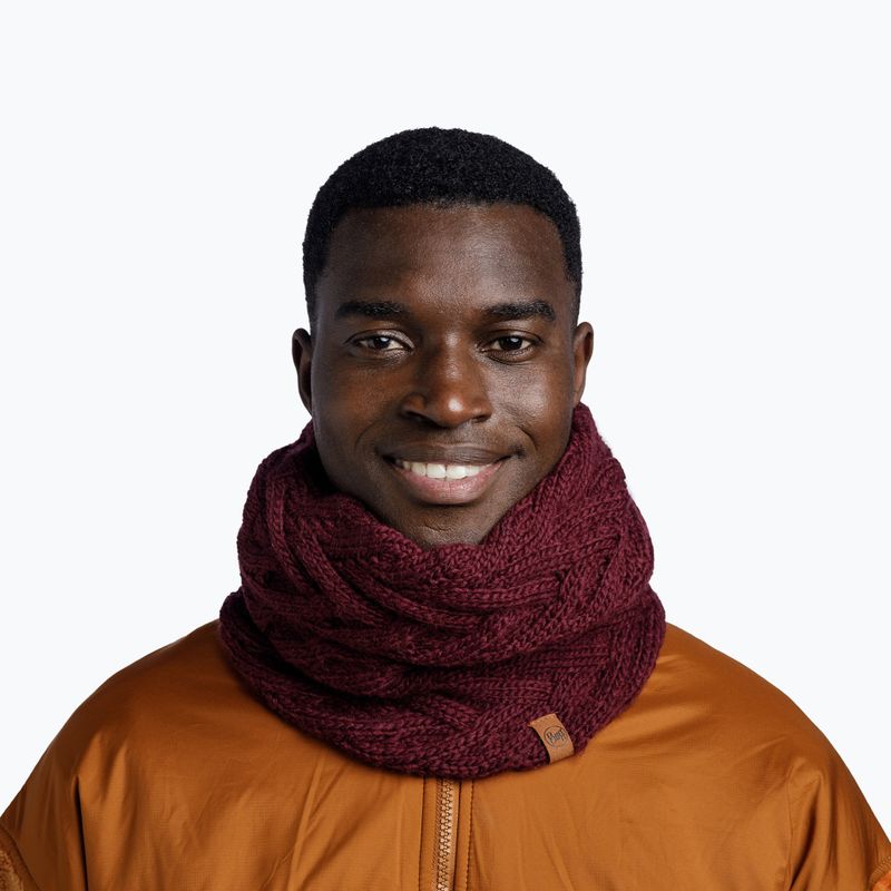 Nákrčník BUFF Knitted & Fleece Caryn dahlia 3