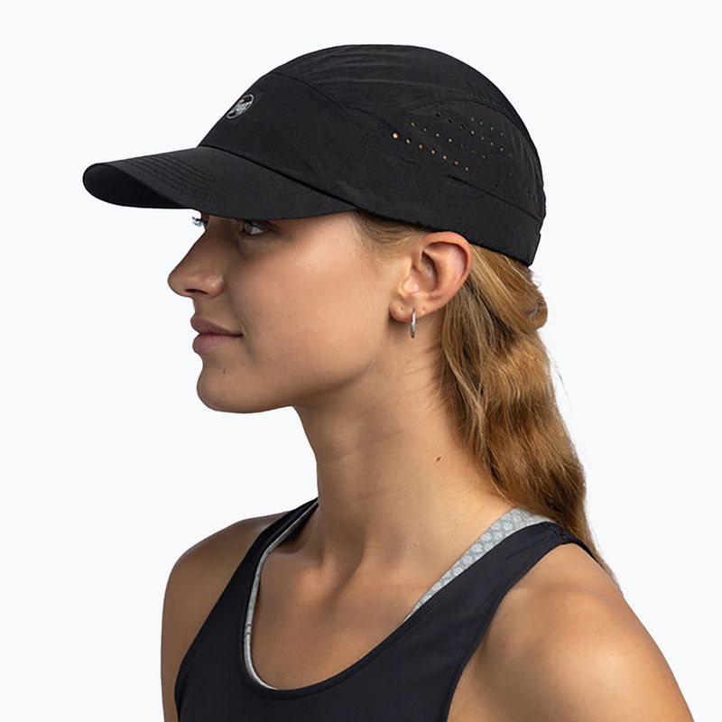 Kšiltovka BUFF Speed Solid black 4