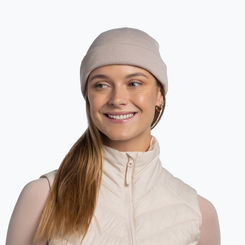 Zimní čepice BUFF Knitted Lilon fisherman birch grey 3