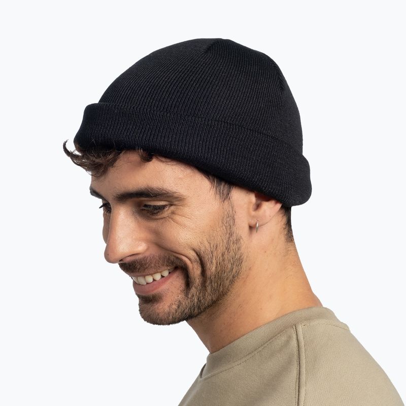 Zimní čepice BUFF Knitted Lilon fisherman blak 3