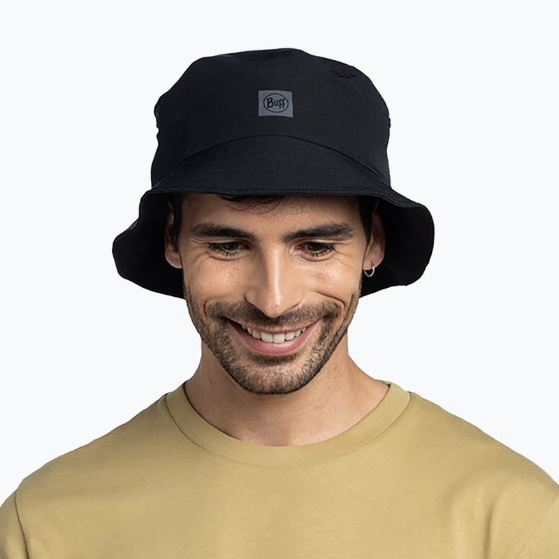 Klobouk BUFF Adventure Bucket Solid black 4