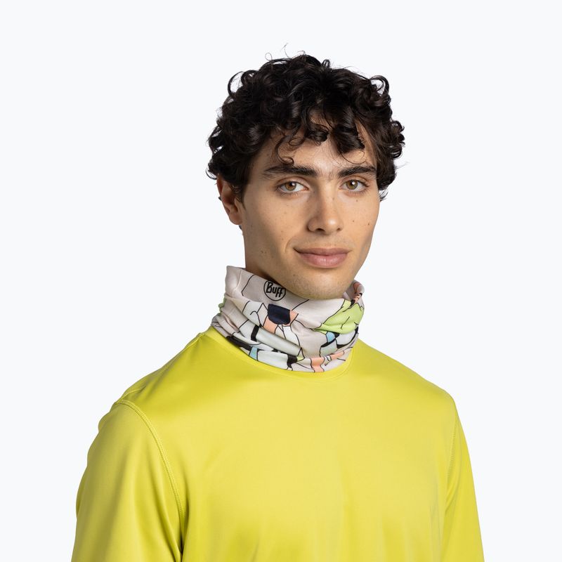 Multifunkční šátek BUFF Coolnet UV brelit cream 3