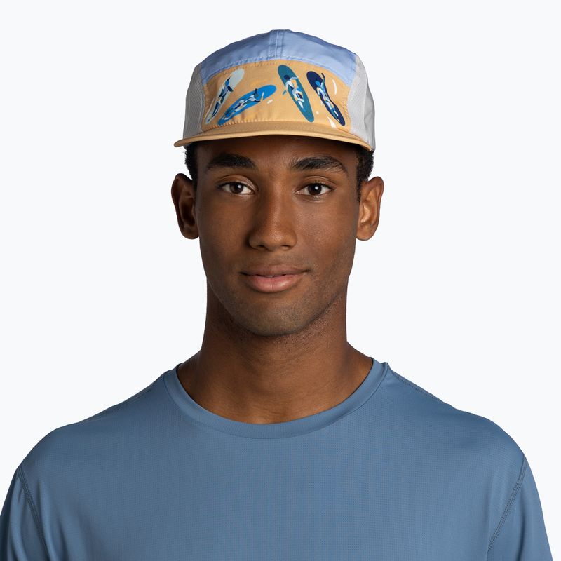 Kšiltovka BUFF 5 Panel Go luvi glory blue 3