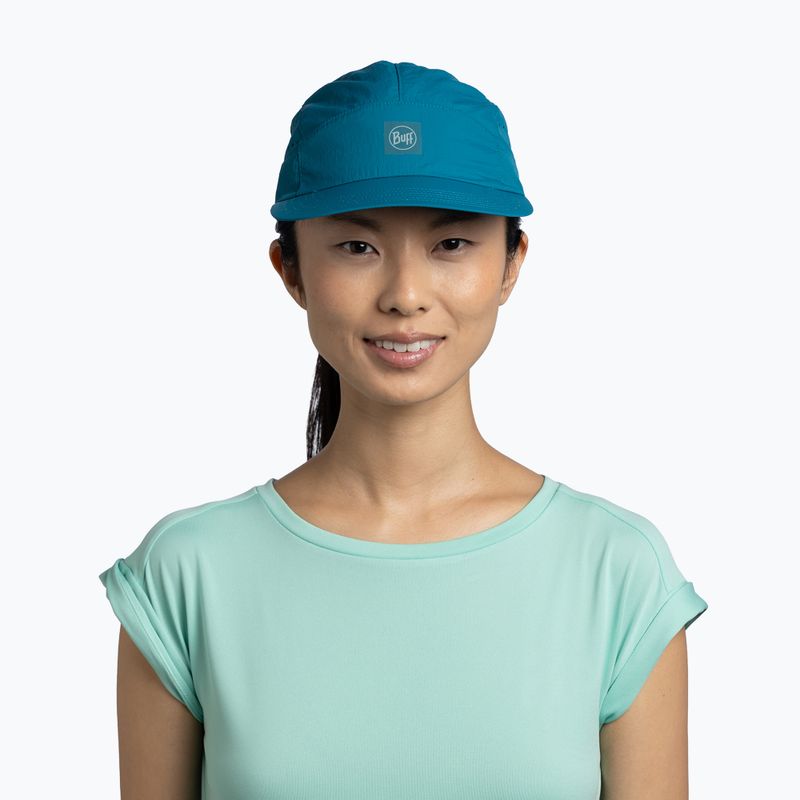 Kšiltovka BUFF Speed solid teal 5