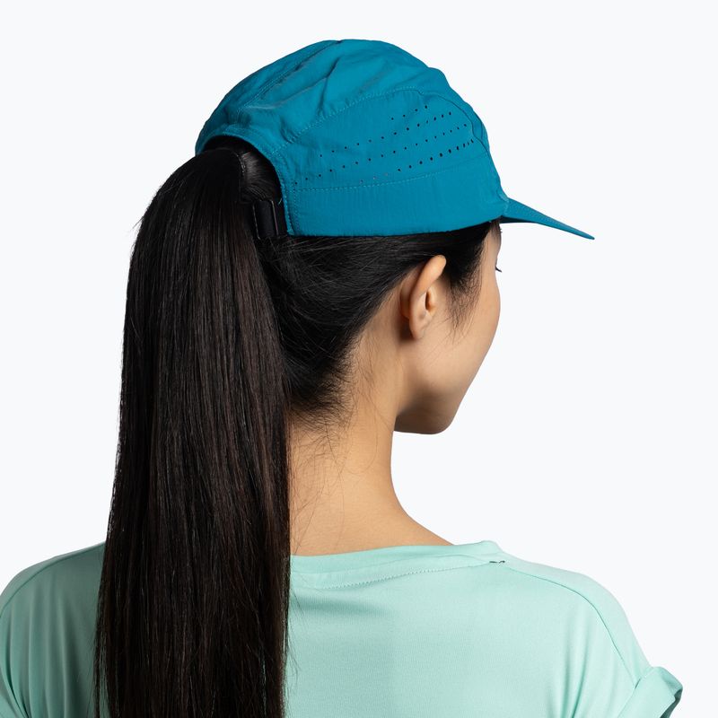 Kšiltovka BUFF Speed solid teal 6