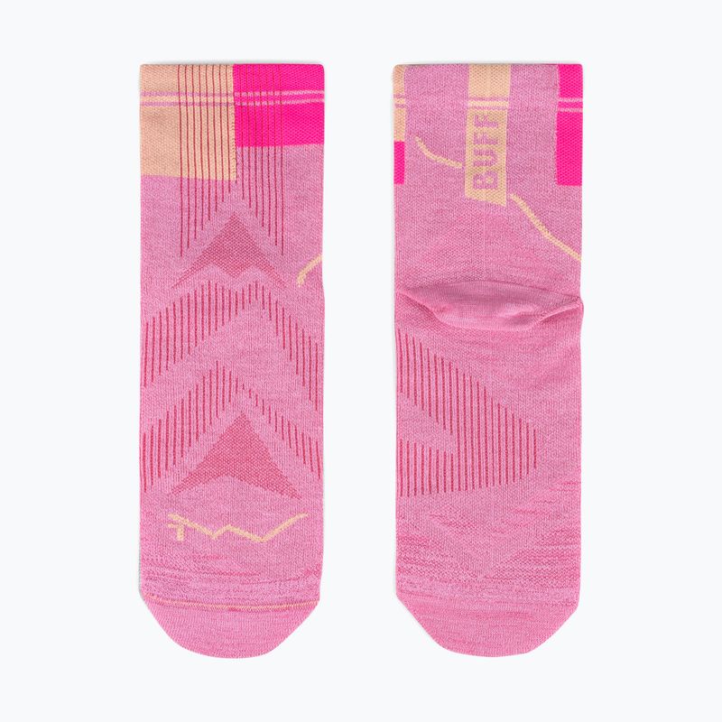 Ponožky BUFF CoolNet Quarter pink 2