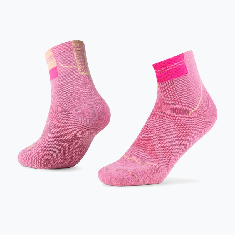 Ponožky BUFF CoolNet Quarter pink 3