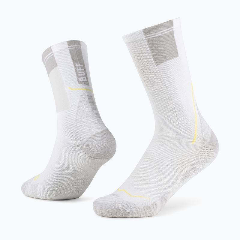 Ponožky BUFF Coolnet Crew white 3