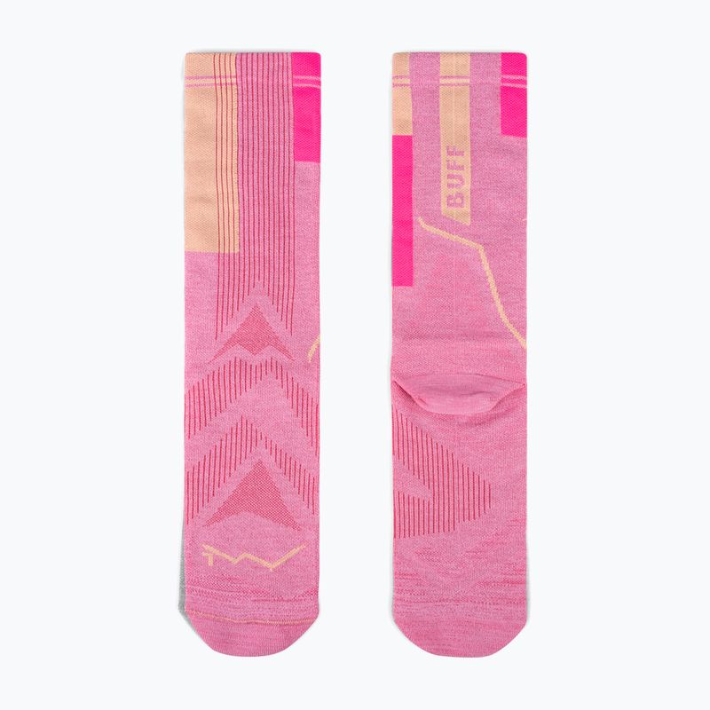 Ponožky BUFF Coolnet Crew pink 2