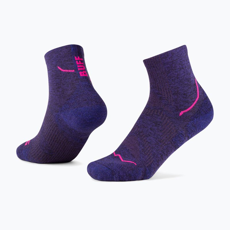 Ponožky BUFF Dryflx Quarter ultramarínové