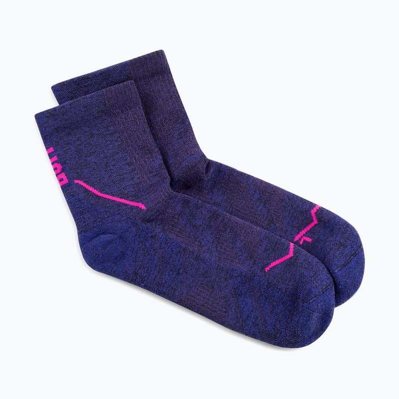 Ponožky BUFF Dryflx Quarter ultramarínové 2
