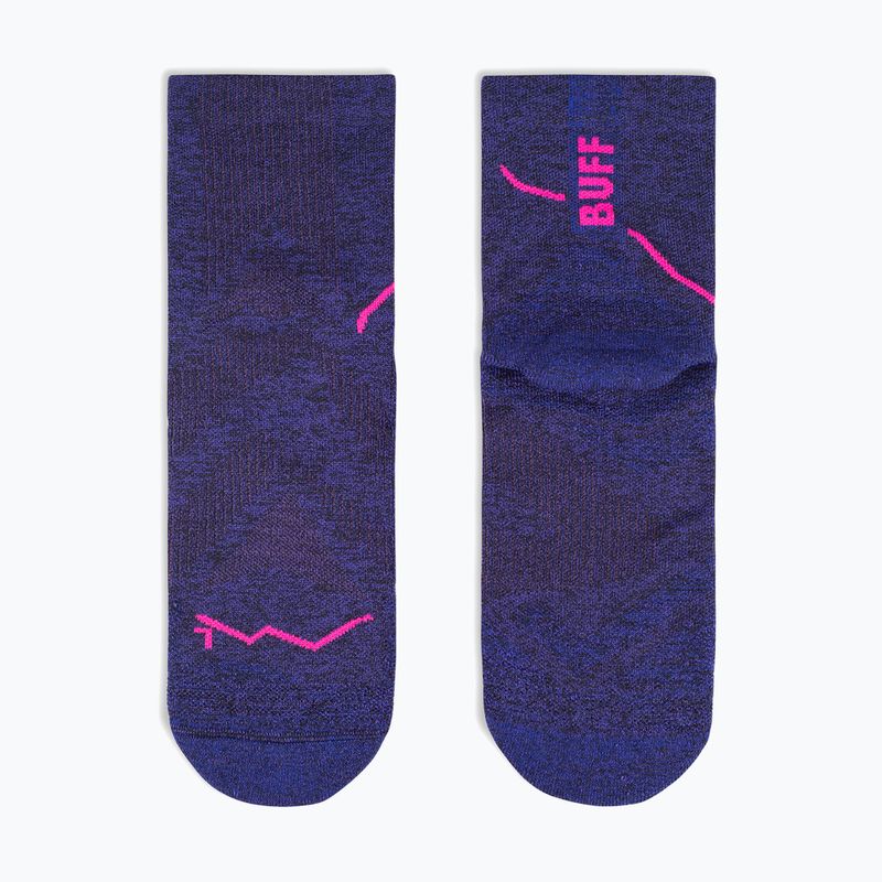Ponožky BUFF Dryflx Quarter ultramarínové 3