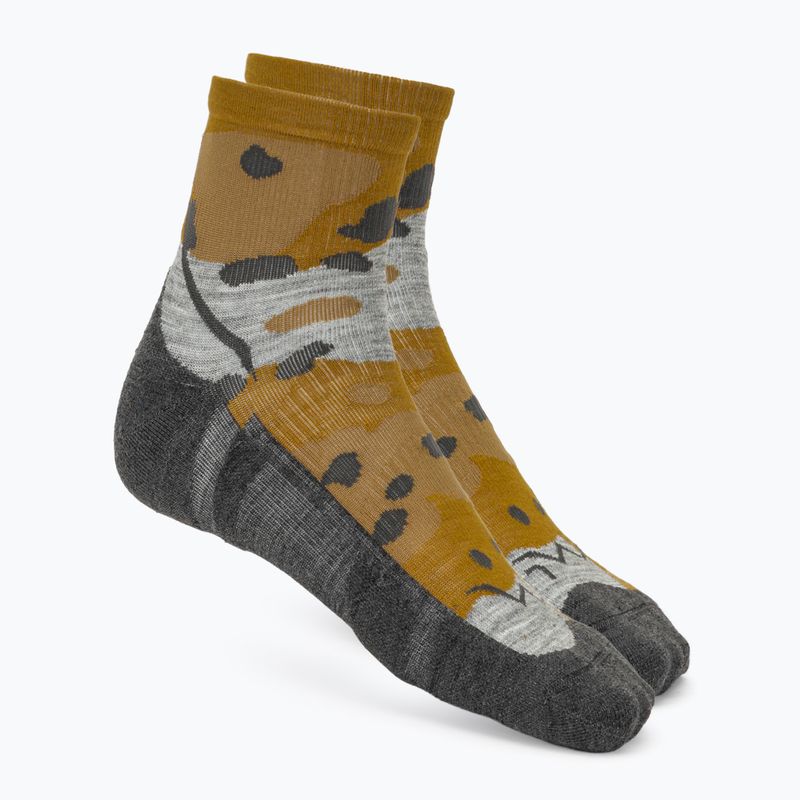 Ponožky BUFF Merino Lightweight Quarter LWQ2 khaki