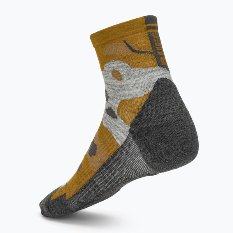 Ponožky BUFF Merino Lightweight Quarter LWQ2 khaki 2