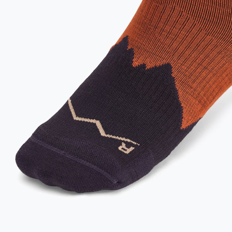 Ponožky BUFF Merino Lightweight Crew LWC3 zázvorové barvy 3