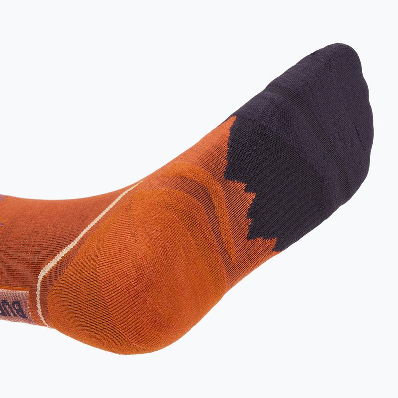 Ponožky BUFF Merino Lightweight Crew LWC3 zázvorové barvy 4