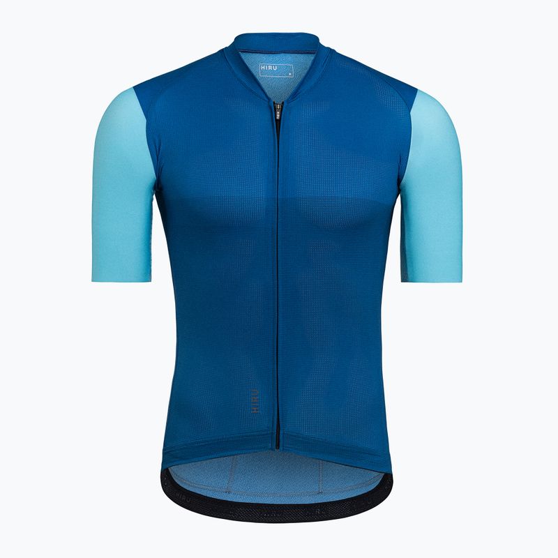 Pánský modrý cyklistický dres HIRU Advanced