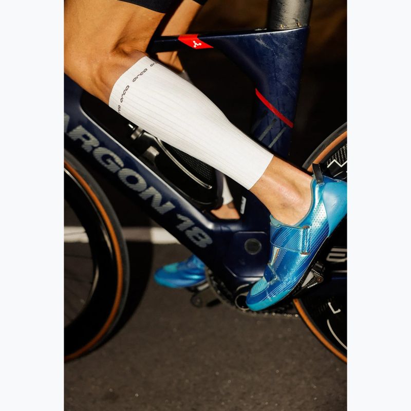 Návleky cyklistické Orca Aero Calf black white 6