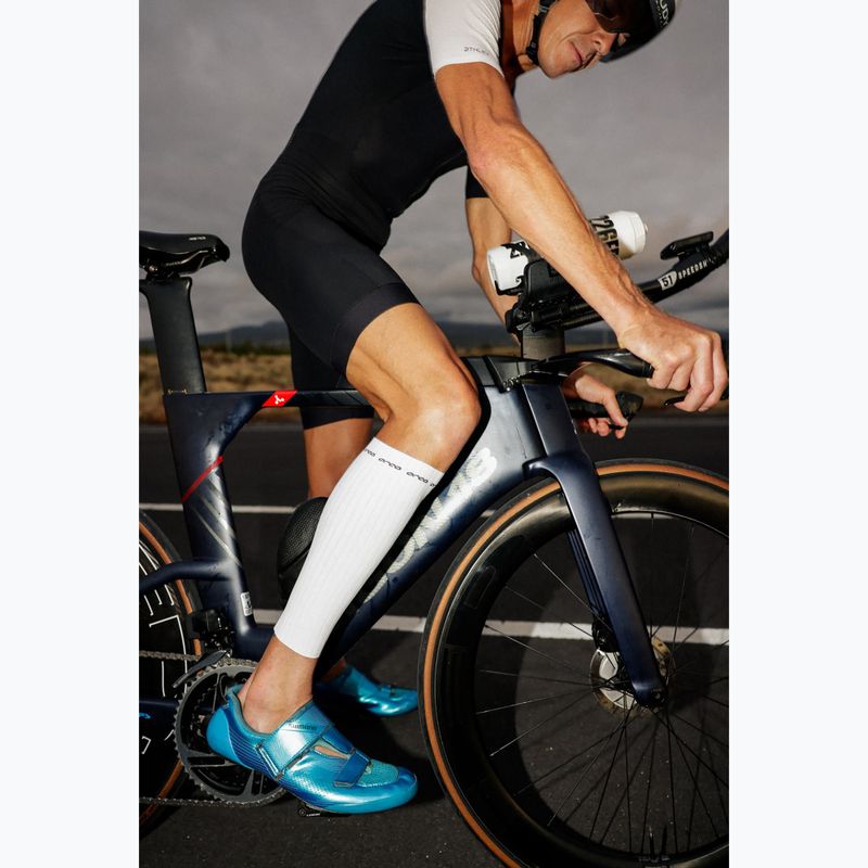Návleky cyklistické Orca Aero Calf black white 7