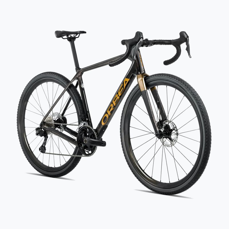 Gravelové kolo Orbea Terra M30 Team 2025 gravel bike cosmic carbon view/metallic olive green 2