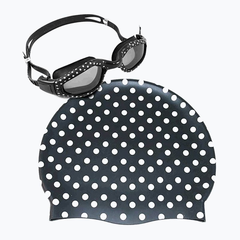 Plavecká čepice a brýle RAS WT black