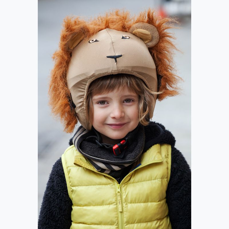 Návlek na helmu COOLCASC Lion hnědý 23 6