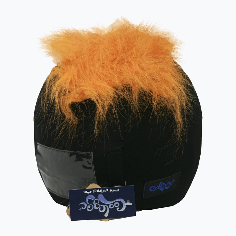 Návlek na přilbu COOLCASC Furry Orange černý S067 5