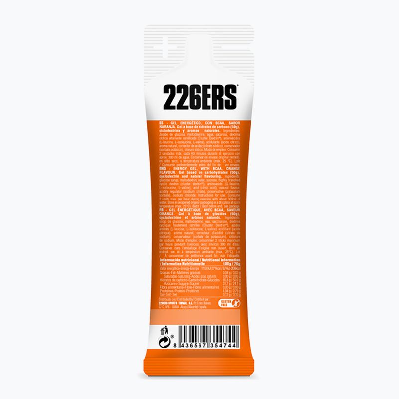 Energetický gel 226ERS High Energy Slaný BCAA 76 g pomeranč 2