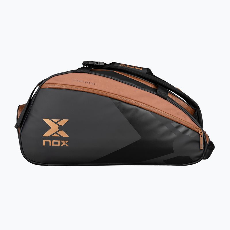 Taška na rakety NOX Luxury Open Series 60 l black/brown 4