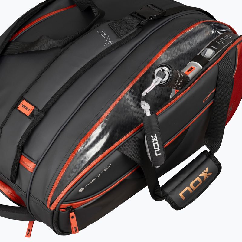 Taška na rakety  NOX Luxury Open Series padel bag 60 l black/red 13
