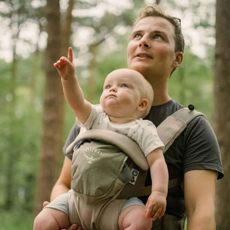 Turistické nosítko Osprey Poco Soft Child Carrier LT tan concrete 7