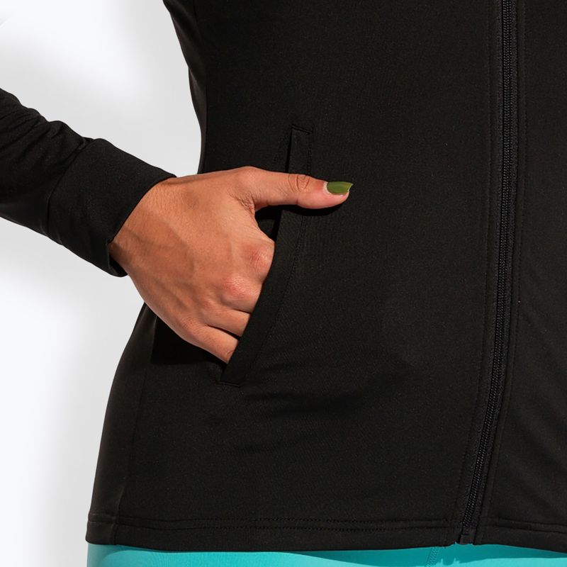 Dámská tenisová mikina Joma Sculpture II Zip-Up Hoodie black 5