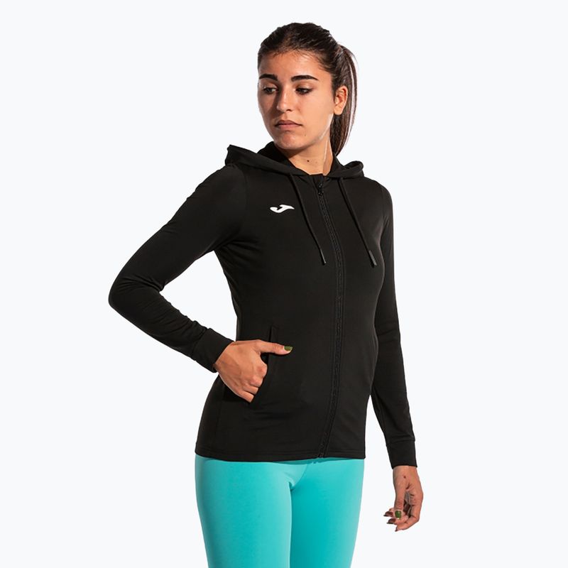 Dámská tenisová mikina Joma Sculpture II Zip-Up Hoodie black 6