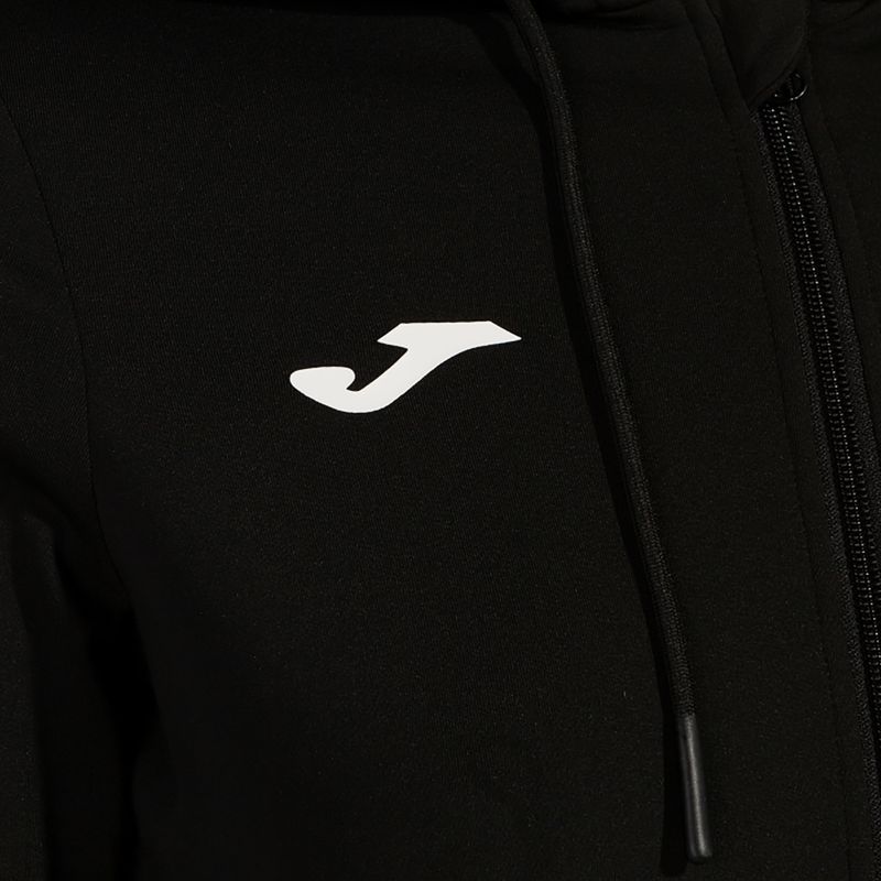 Dámská tenisová mikina Joma Sculpture II Zip-Up Hoodie black 12