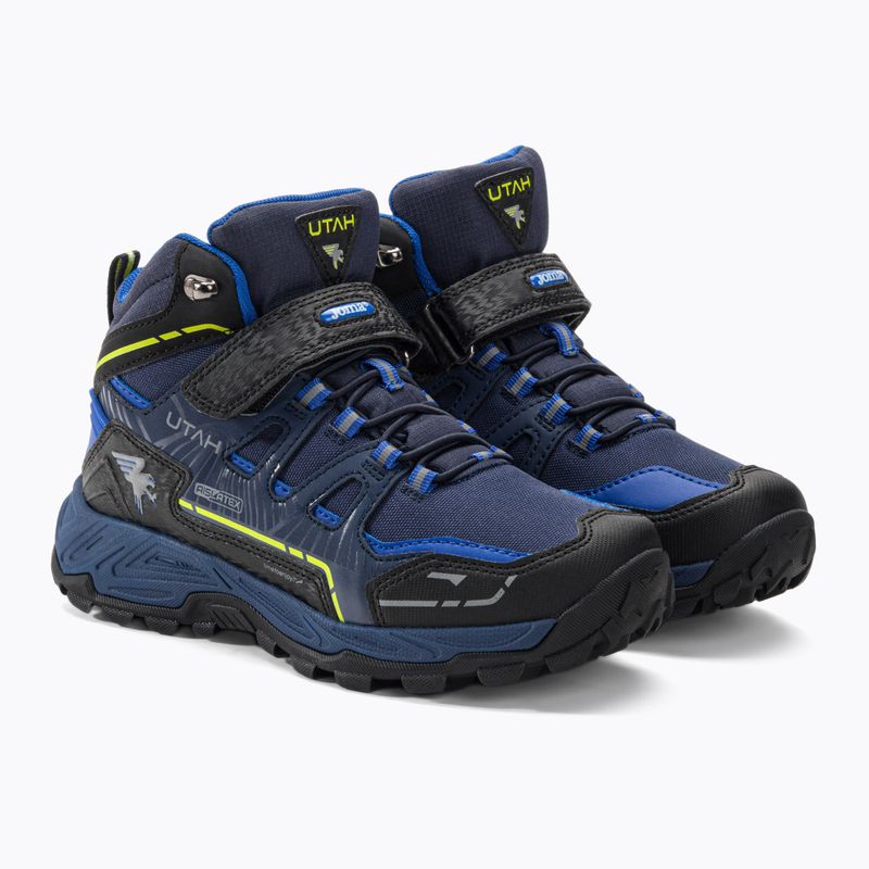 Joma J.Utah Jr 2303 navy royal dětské trekové boty 5