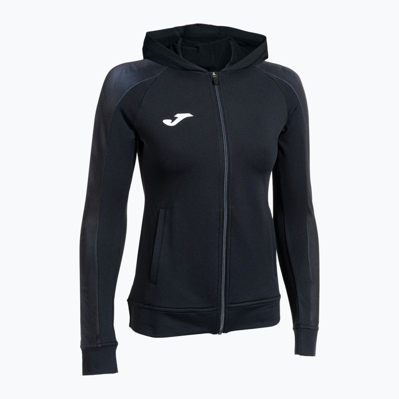 Dámská běžecká mikina Joma Elite XI Hoodie black/anthracite 7